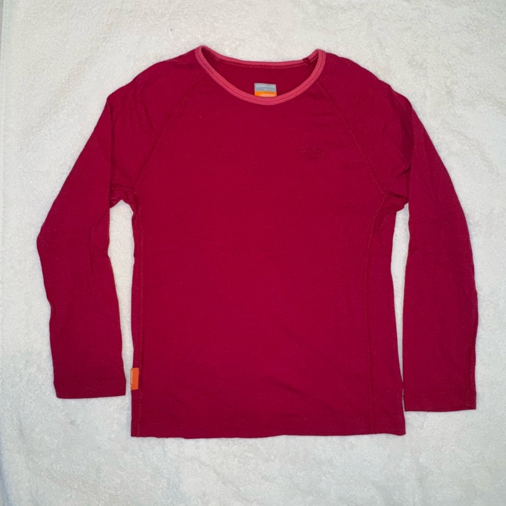 Icebreaker Kids' merino 200 Oasis Long sleeve crewe, size 9-10